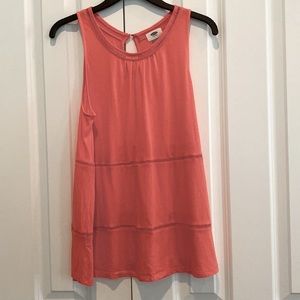 Old Navy Coral Sleeveless Top - M
